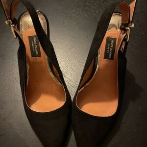 River Island Elegant Black Slingback Heels